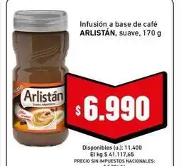 Cooperativa Obrera Arlistán - infusión a base de café oferta