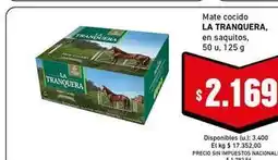 Cooperativa Obrera La tranquera - mate cocido la tranquera oferta