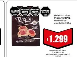 Cooperativa Obrera Terepin - galletitas dulces pepas oferta