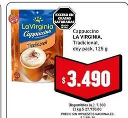 Cooperativa Obrera La virginia - cappuccino tradicional oferta