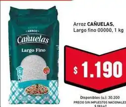 Cooperativa Obrera Cañuelas - arroz largo fino 00000, 1 kg oferta