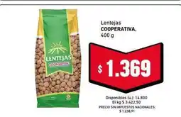 Cooperativa Obrera Lentejas oferta