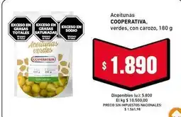 Cooperativa Obrera Aceitunas verdes con carozo oferta