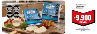 Cooperativa Obrera La paulina - queso cremoso oferta