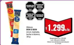 Cooperativa Obrera Bon o bon - obleas oferta