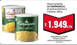 Cooperativa Obrera La campagnola - choclo amarillo oferta