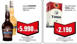 Cooperativa Obrera Cusenier - licor, varios sabores oferta