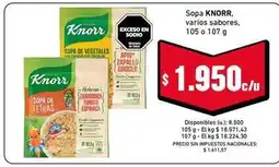 Cooperativa Obrera Knorr - sopa oferta
