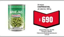 Cooperativa Obrera Arvejas oferta