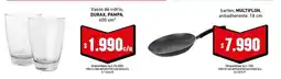 Cooperativa Obrera Durax - vasos de vidrio oferta