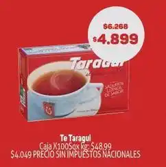 Makro Taraguí - te taragul caja x100sqx oferta