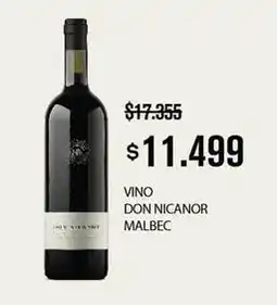 Makro Don nicanor - vino don nicanor malbec oferta