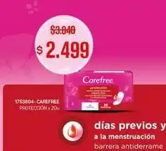 Makro Carefree - protección x 20u oferta