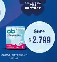 Makro Ob - tampones mini x 8u oferta
