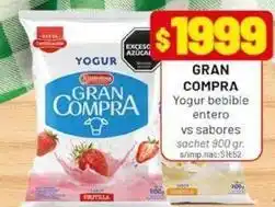Almacor Gran compra - yogur bebible entero oferta