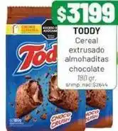 Almacor Toddy - cereal extrusado almohaditas chocolate oferta