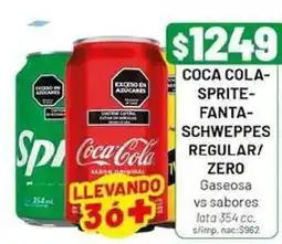 Almacor Coca cola - coca cola - sprite - fanta - schweppes regular/ zero oferta