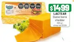Almacor Lactear - queso barra cheddar oferta