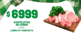 Almacor Costeletas de cerdo oferta