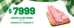 Almacor Costilla de cerdo oferta