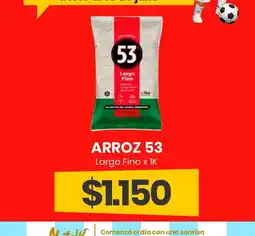 Super Nataly Arroz 53 Largo Fino oferta