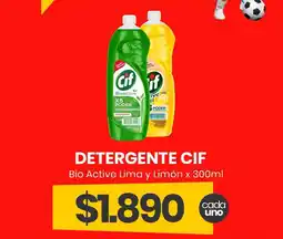 Super Nataly Cif detergente bio active lima y limón oferta