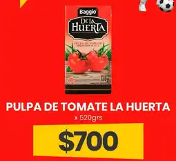 Super Nataly Baggio pulpa de tomate la huerta oferta