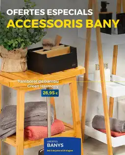 Fesmés Green harmony tamboret de bambú oferta