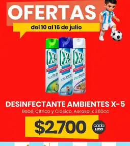 Super Nataly Desinfectante ambientes x-5 oferta