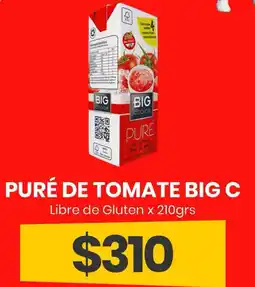 Super Nataly Big c puré de tomate libre de gluten oferta