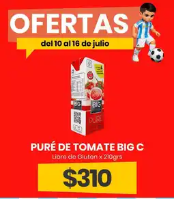 Super Nataly Big choice puré de tomate oferta