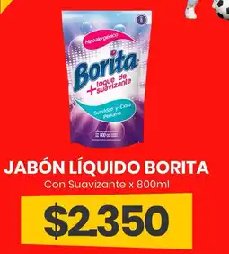 Super Nataly Borita jabón líquido con suavizante oferta