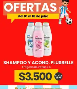 Super Nataly Plusbelle shampoo y acondicionador oferta