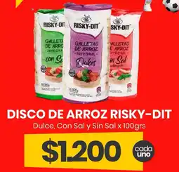 Super Nataly Risky-dit galletas de arroz integral oferta