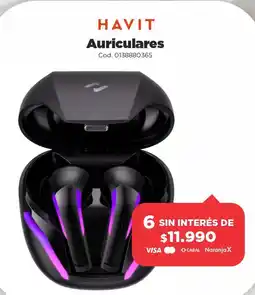 Casa Silvia Havvit auriculares oferta