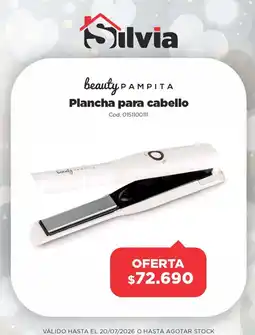 Casa Silvia beauty pampita plancha para cabello oferta
