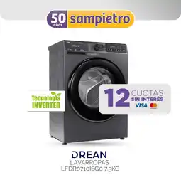 Sampietro Drean lavarropas 7.5 kg oferta