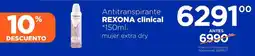 Supermercados Monarca Rexona clinical antitranspirante oferta