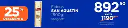 Supermercados Monarca San Agustin fideos spaghetti oferta