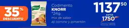 Supermercados Monarca Knorr mix de sabores ají comino y pimentón oferta