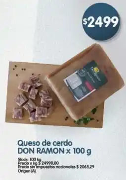 Supermercados Buenos Días Don ramon queso de cerdo oferta