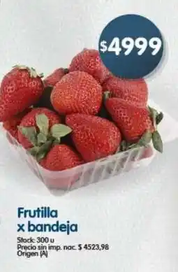 Supermercados Buenos Días Frutilla oferta