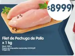 Supermercados Buenos Días Filet de Pechuga de Pollo oferta