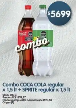 Supermercados Buenos Días Coca cola combo oferta