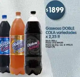 Supermercados Buenos Días Doble Cola gaseosa variedades oferta