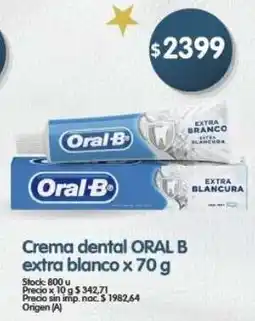 Supermercados Buenos Días Oral-b crema dental extra blanco oferta