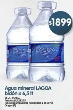 Supermercados Buenos Días Lagoa agua mineral oferta