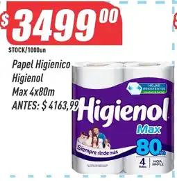 Supermercados Comodin Higienol papel higienico oferta