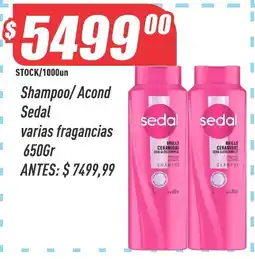 Supermercados Comodin Sedal shampoo oferta