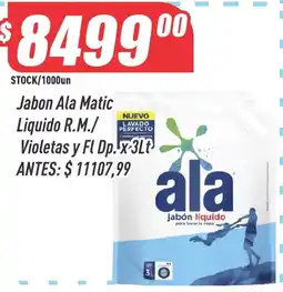 Supermercados Comodin Ala jabón líquido oferta